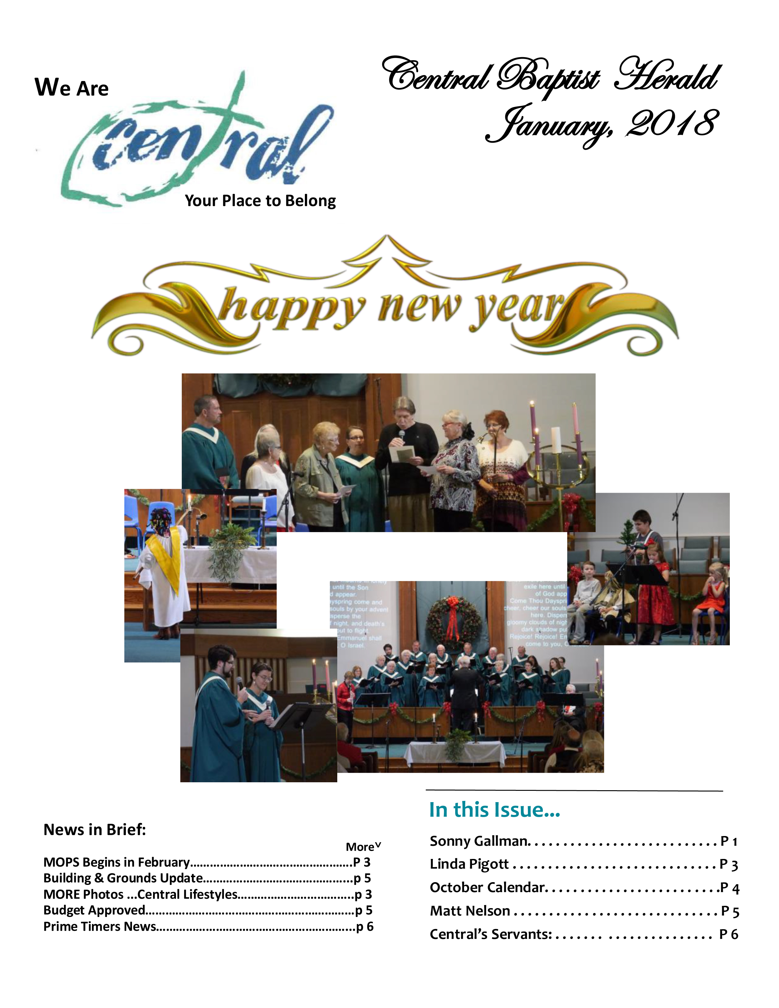 Central Herald  – January 2018 Newsletter