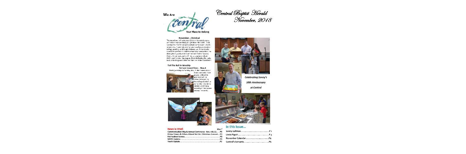 November 2018 Central Baptist Herald