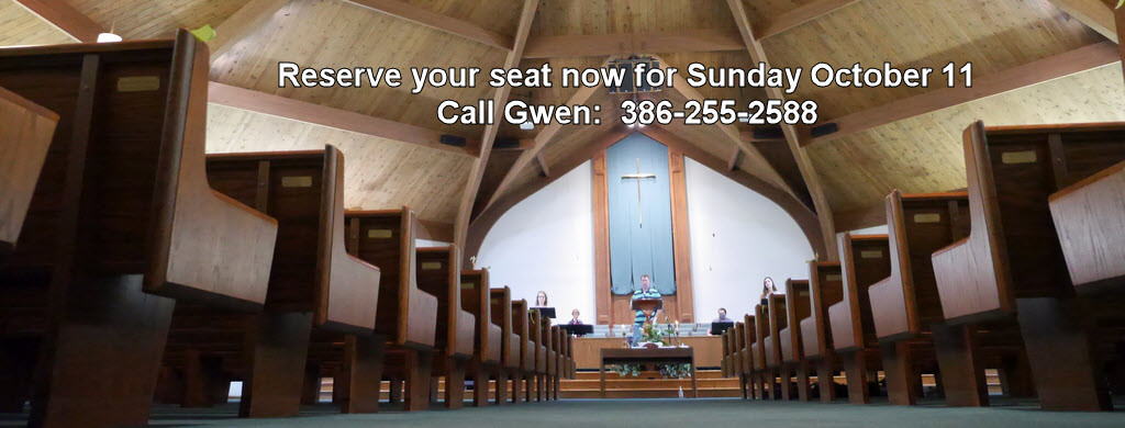 Reserve Your Seat Now for Sunday October 11